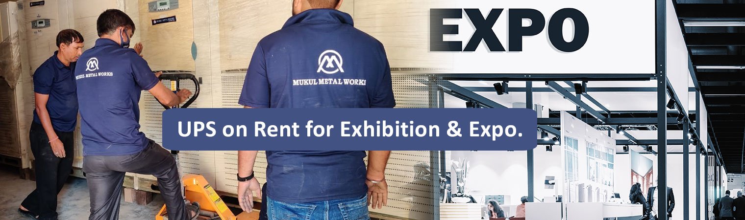 UPS on Rent for Exhibiion and Expo